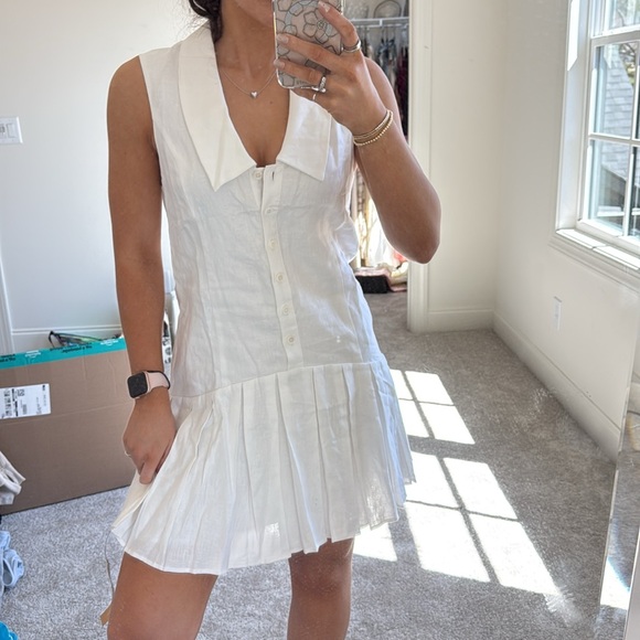 Reformation Harva Linen dress size 6 NWT - Picture 4 of 8